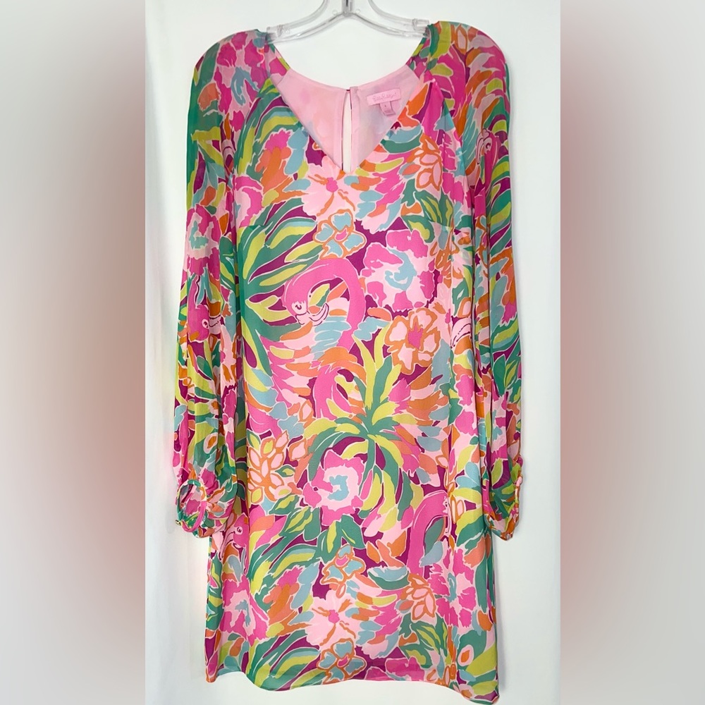Lilly Pulitzer Carleigh Silk Chiffon Tunic Dress